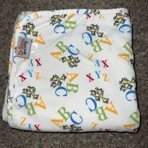 Dr. Suess 48x42 Crib Blanket 100% Cotton ABC‎ Baby Blanket Soft